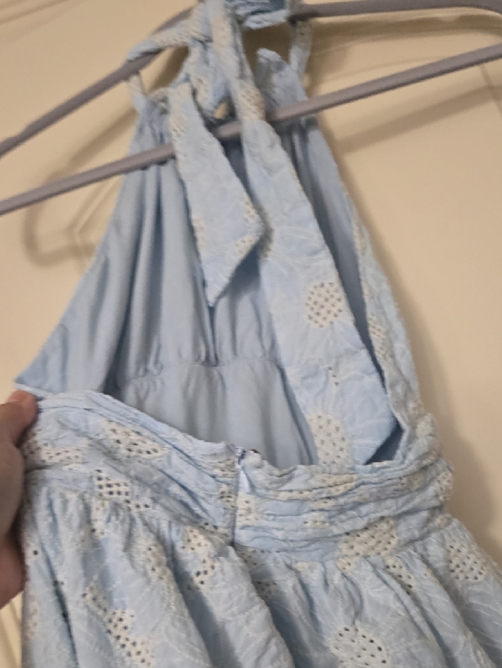 Petal & Pup Light Blue Embroidered Top - Picture 8 of 9